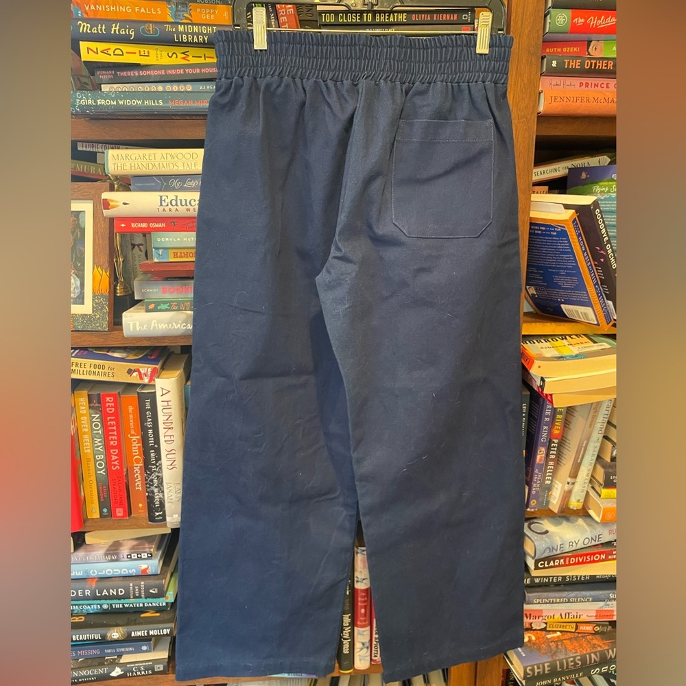 NWT Nikki Chasin Patch Pants in Indigo - Picture 5 of 7